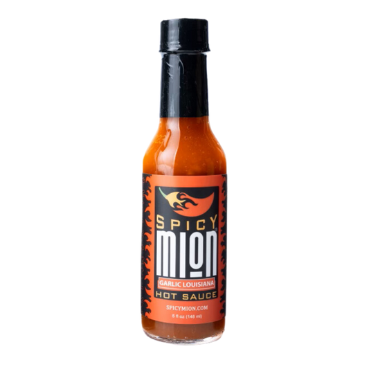 1 Spicy Mion GARLIC LOUISIANA Hot Sauce - 5 FL OZ